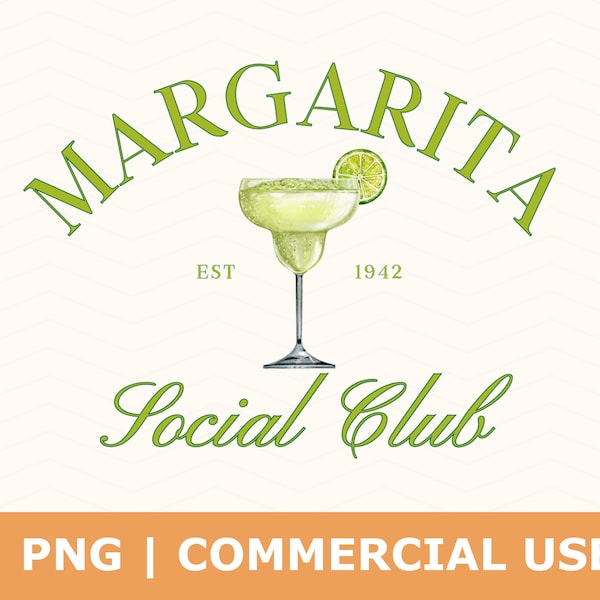 Margarita Social Club PNG, Social Club SVG, Margarita PNG, Trendy Design, Girls Club Png, Social Club Png, Cocktail Png, Watercolor Cocktail