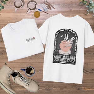 Anti Social Potters Club T-Shirt, Funny Ceramic Artist Gift