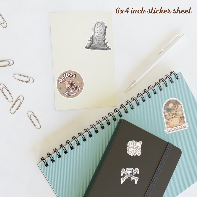 Pottery Stickers, Ceramics Sticker Pack, Til Death Do Us Pot, Pottery ...