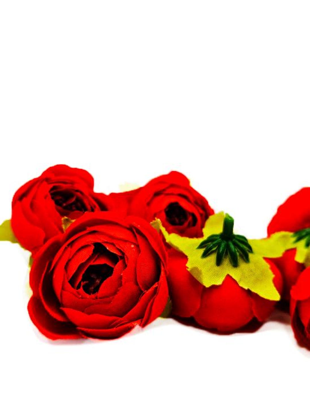 Small Ranunculus Invertirbrate 10 Small Ranunculus in Red - ITEM 1122 - Etsy