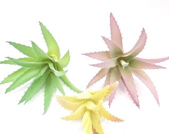 Artificial Cactus Succulents - CHOOSE COLOR/SIZE Faux Succulents