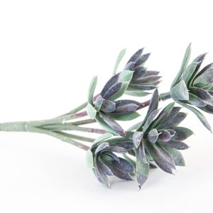 Fake succulents - Artificial Agave Succulent - 6 Sedum Succulents on Stem - Succulent, Succulents, Artificial Flowers - ITEM 1624