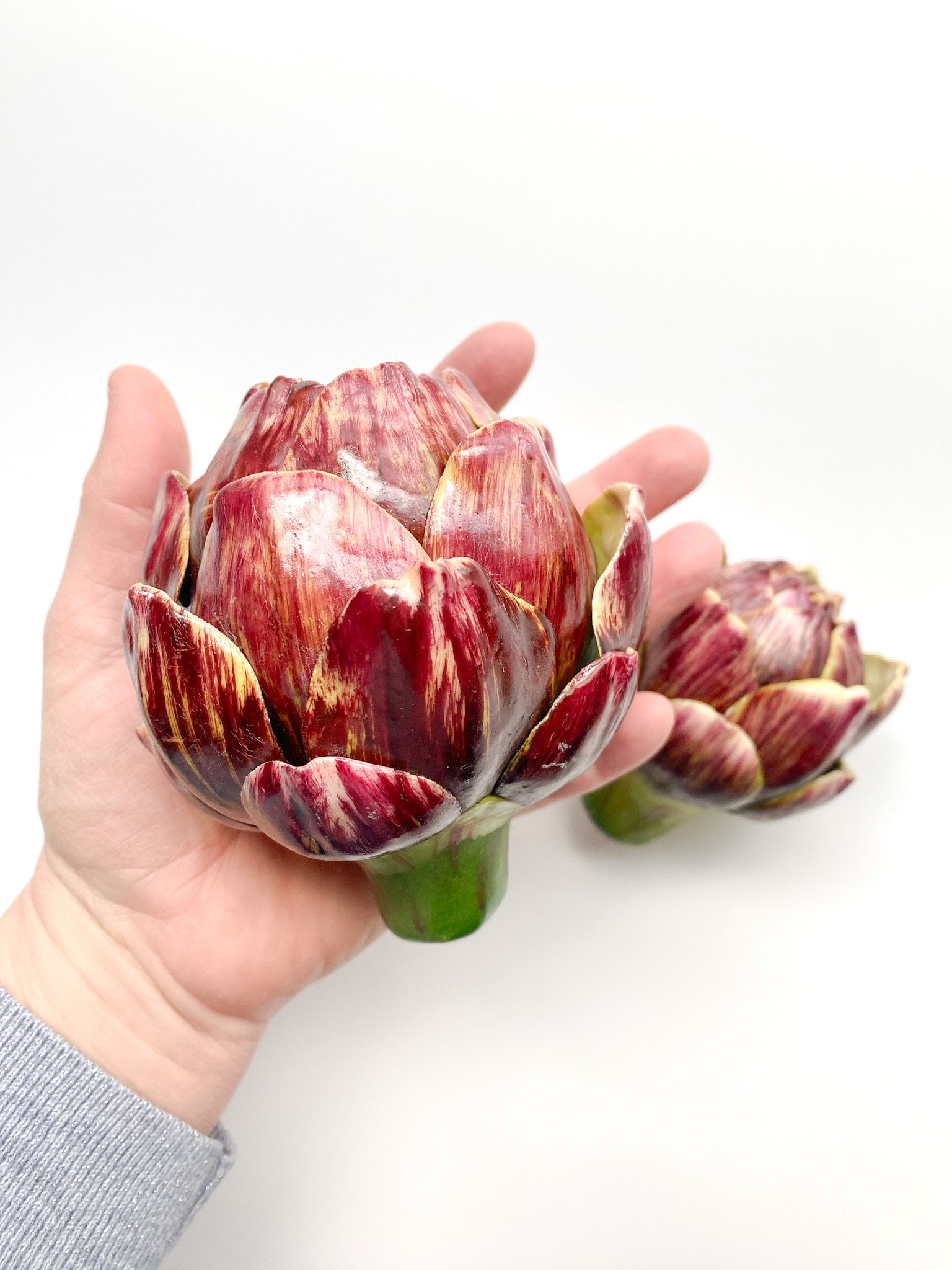 Artificial Artichoke Fruit, Fake Artichoke Head, Home Floral Decor