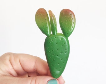 Small Green and Red Cactus Pick - Artificial Cactus - ITEM 1629