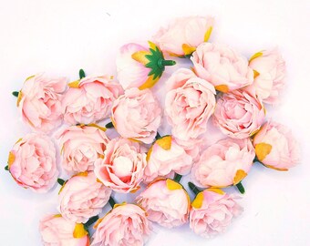 20 Artificial Wild Carnations in Pink - Artificial Flowers - ITEM 1275
