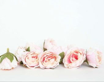 10 Mini Peonies in Magenta, Hot Pink Tones - SMALL Sweetheart ...