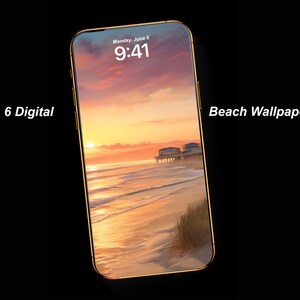 Sommer OBOX Phone Wallpapers, Beach, Renoir-inspiriertes, minimalistisches Smartphone-Hintergrundbild, IOS iPhone Ästhetischer Hintergrund Bild 3