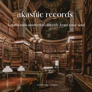 Akashic Records 3 Questions Reading