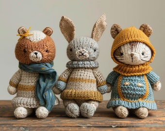 Gehäkelte Maus Puppe,Häkeln Kuscheltier,Häkelpuppe,Baby Geschenk für Mädchen,Baby-Dusche-Geschenk,Baby,Mädchen Geschenk,Stricktiere,Geschenk nach der Geburt