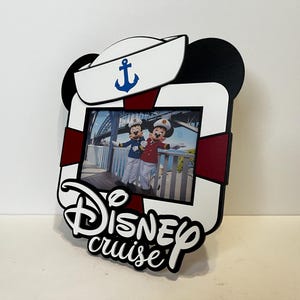 Disney Cruise Fotorahmen | Disney Abenteuer geschichte | Benutzerdefinierte Fotorahmen | Feiern Sie Ihre Disney-Kreuzfahrt mit diesem Rahmen | Disney Geschenk