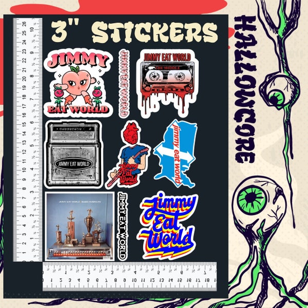 Jimmy Eat World Sticker Pack 02