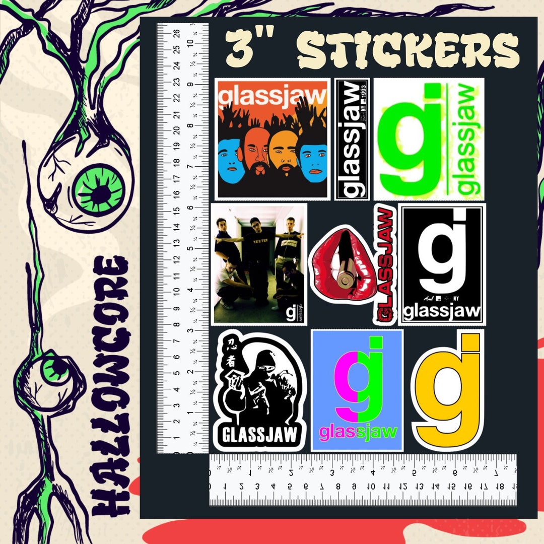 Glassjaw Sticker Pack 03 Etsy