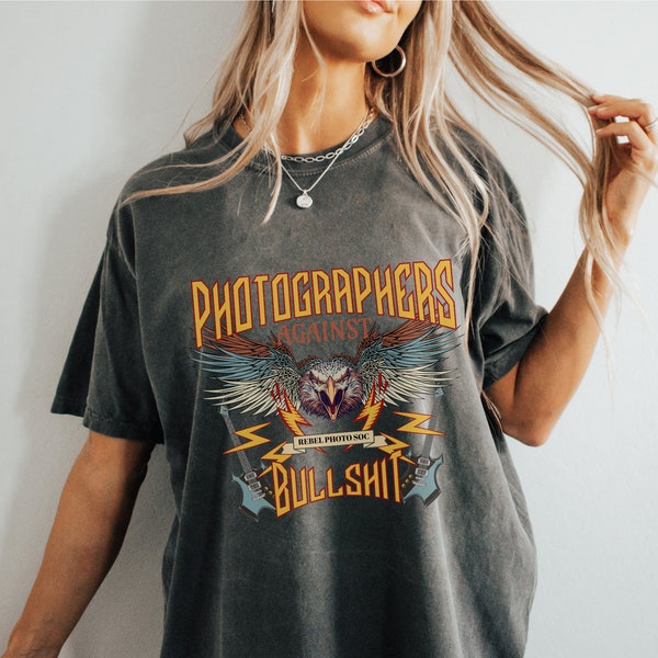 Photographers Against BS | Comfort Colors Vintage Graphic T Shirt