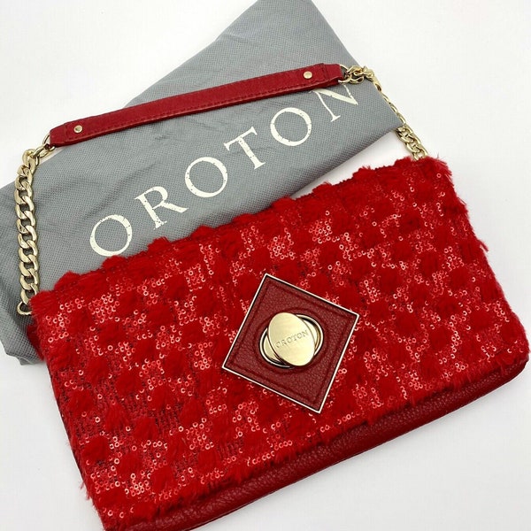 OROTON Red Leather Women Purse/Clutch Limited Edition 76/100