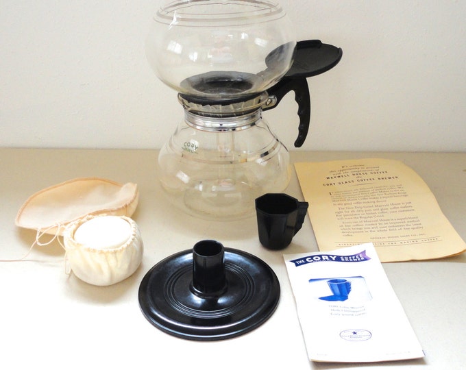 Cory Vacuum Coffee Maker New in Box From the 1930s Double Etsy