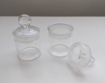 Glass Weighing Bottles: Kimble 15145-4079 kimax 70 liters tall Cylindrical Weighing Bottle 40 1/2 [ST] Ground Glass Plug Stopper, Science