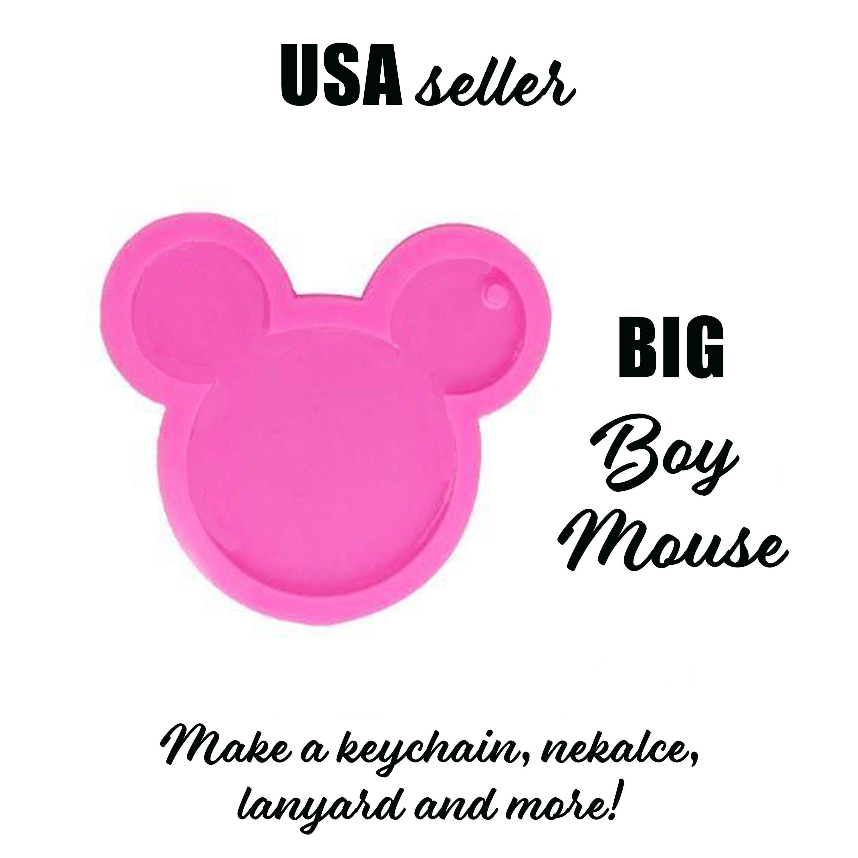 Mouse Ear Ice Cream Silicone Mold, Epoxy Resin Molds, Ice Bar Pop Resin  Mold, Resin Keychain Molds, Resin Silicone Molds, Theme Park Mold 