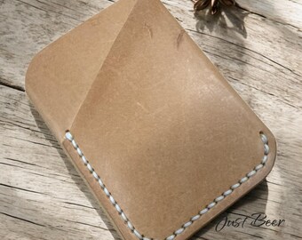 Leather Card Wallet, Handmade in Australia