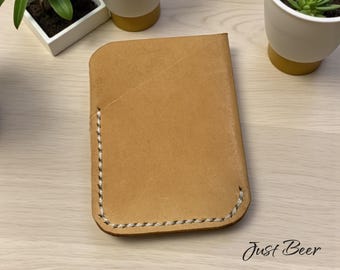 Leather Card Wallet, Handmade in Australia