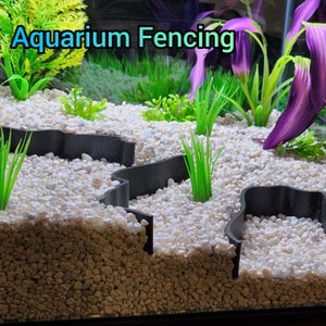 3pcs Aquarium Gravel Fencing: PLA Fish Tank Accessories