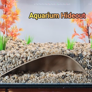 PLA Plastic Aquarium Cave: Tropical Fish Tank Hideout