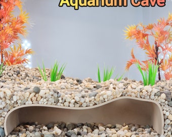 Aquarium Underground Tunnel: PLA Fish Tank Hideout