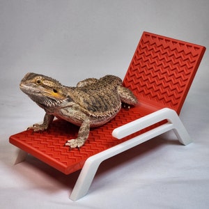 Bearded Dragon Lounge chair V1 | Reptile lounger and Basking spot | Beardie Hammock Lounger