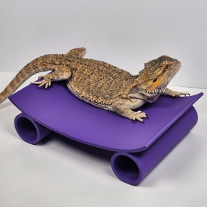 Bearded Dragon Lounging Hammock V1 | Large Reptile lounger and Basking spot | Beardie Hammock Lounger