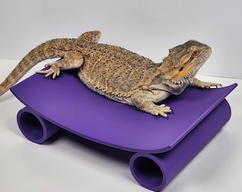 Bearded Dragon Lounging Hammock V1 | Large Reptile lounger and Basking spot | Beardie Hammock Lounger