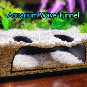 Aquarium Wave Tunnel: Undergravel Fish Hideout (PLA Plastic)