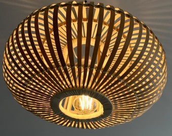 Wicker Lampshade Ceiling Bamboo Pendant | Home Decor Accessories