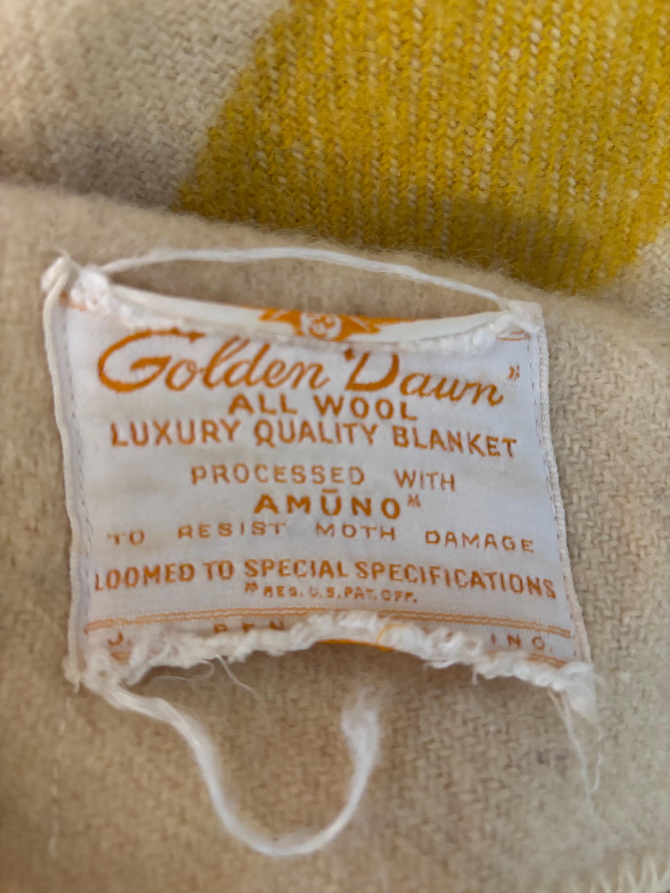 Winternite Golden Dawn woolblanket ビンテージ Winternite Golden Dawn woolblanket ビンテージ Rare! Vintage