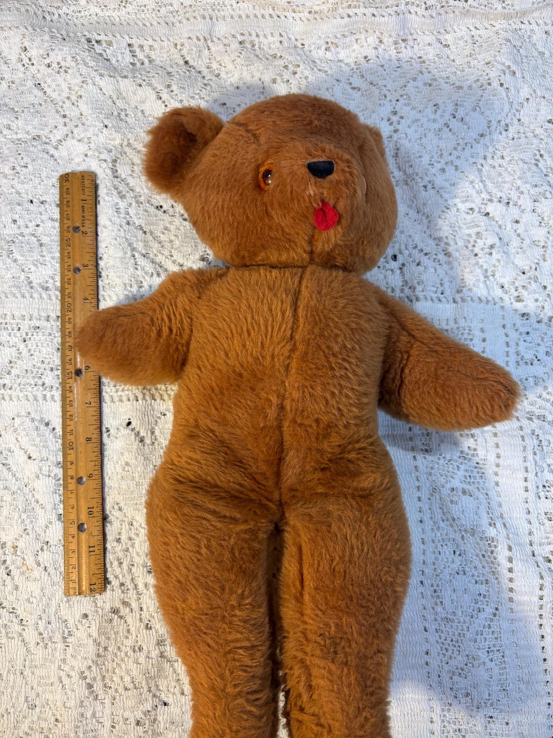 Vintage Brown Teddy Bear - Etsy