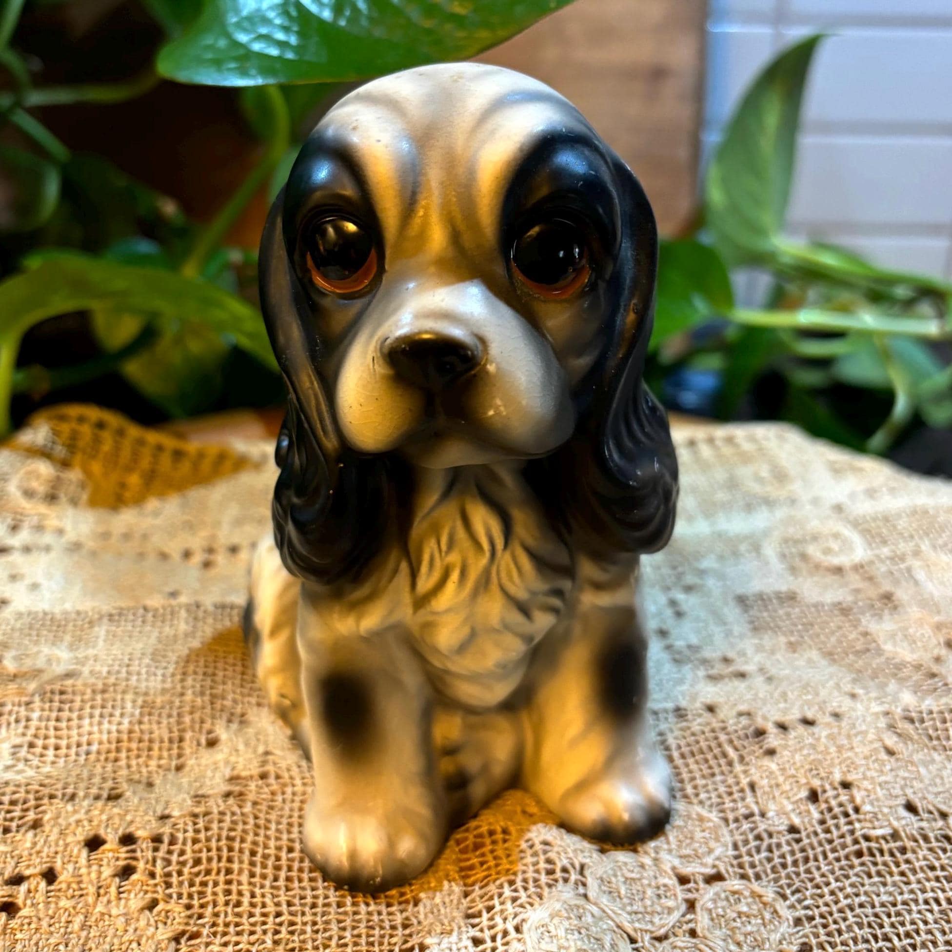 ビンテージNorleans製 Big eye Dog置物 陶器 犬 フィギュリン ビンテージNorleans製 Big eye Dog置物 陶器 犬 フィギュリン