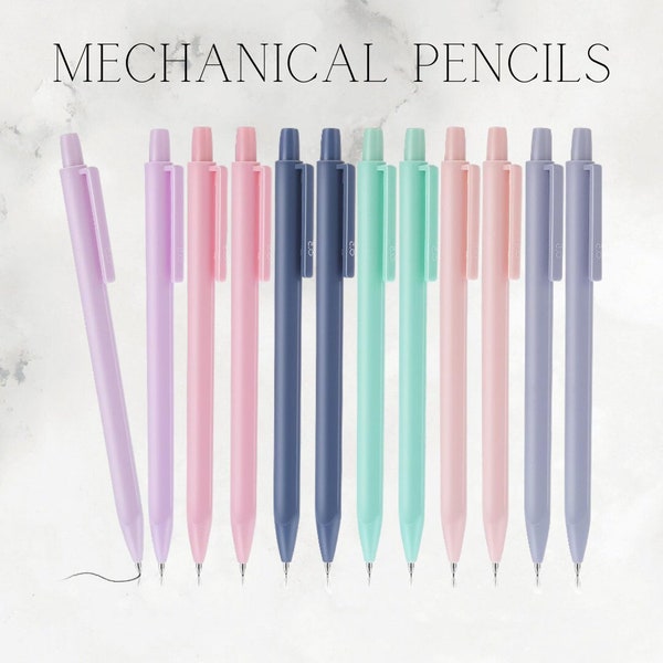 Aesthetic Mechanical Pencils - cool or warm tones