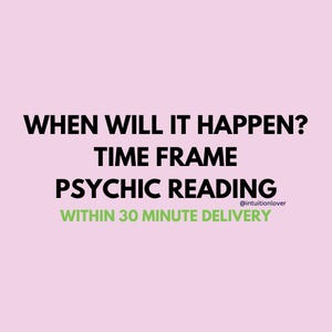 いつ起こるか？100％正確な30分以内の応答サイキック
