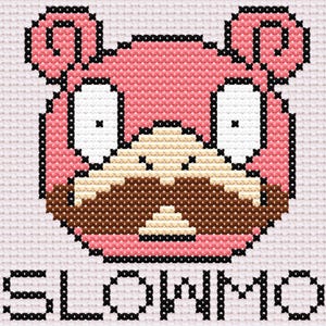 Slowmo Cross Stitch Pattern