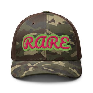 Camouflage trucker hat