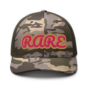 Camouflage trucker hat