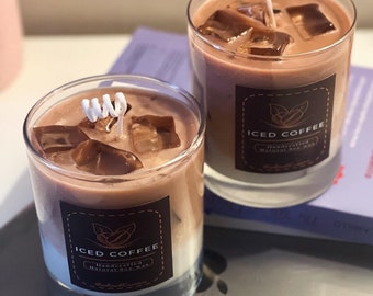 Iced coffee candle