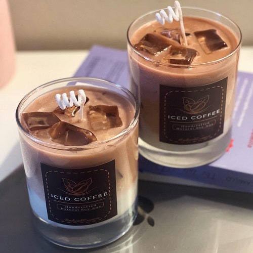 Iced coffee candle