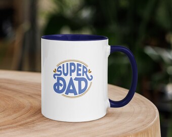 Mug - "Super Dad", popular mug, mug for dad, mug for husband, coffee mug, husband's gift, birthday gift