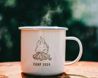 Mug - "Camp 2024", popular mug, camping mug, vacation mug, coffee mug, family gift, friendship gift.