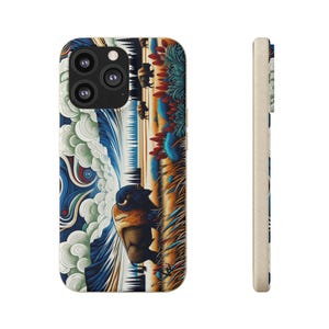 Canadian Cute Bison Biodegradable Phone Case Gift Packaging Option iPhone/Samsung Wireless Charging Case Eco-Friendly Birthday Gift Idea