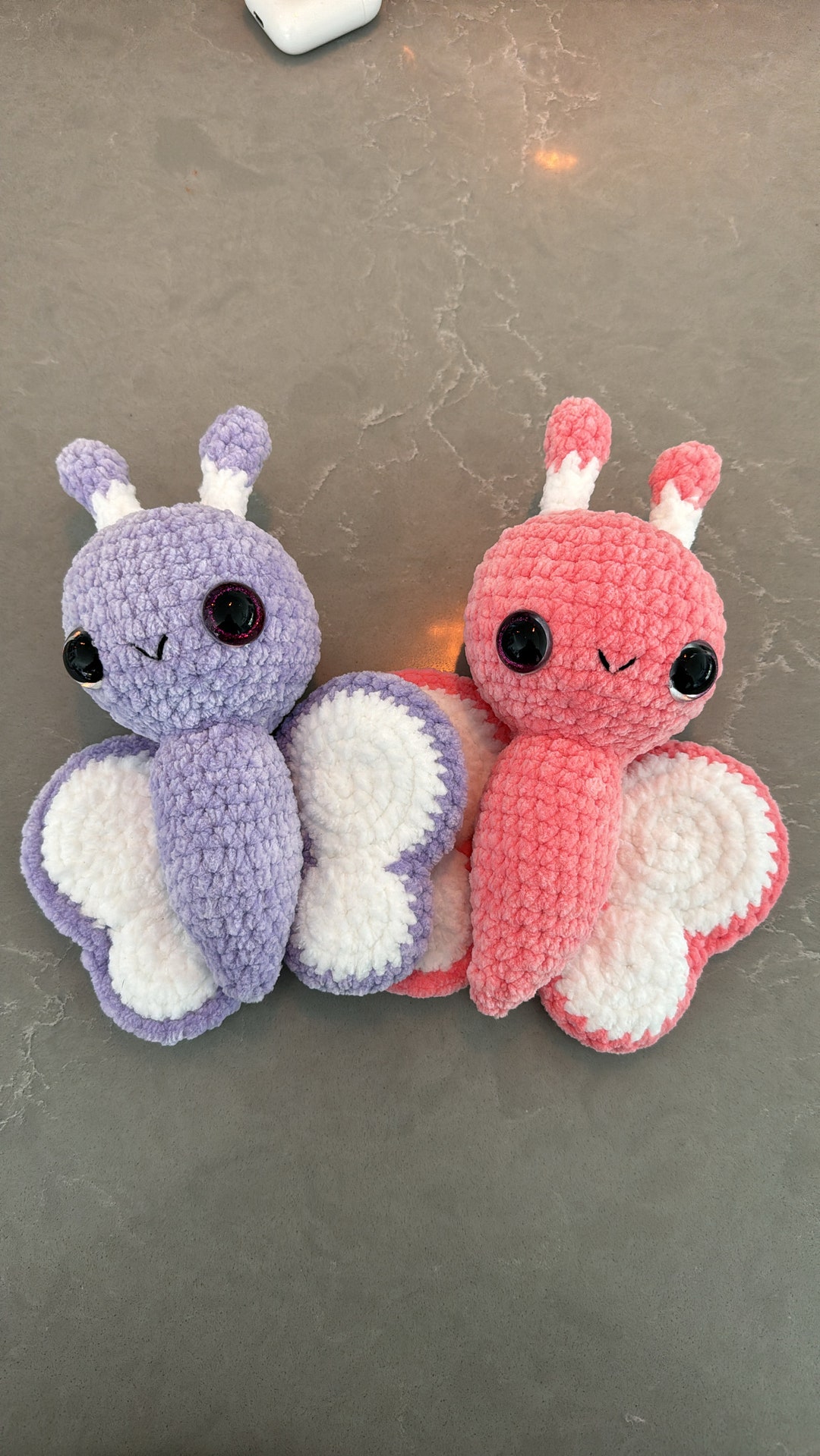 Handmade Crochet Butterfly Rattle - Etsy