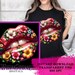 Spring Lips PNG, Kiss Lips Dtf Design, Flower Lip Sublimation, Floral ...