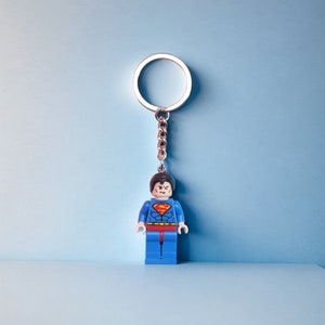 3D Fee B-Man Figur Charakter Schlüsselbund, Superheld Figur Schlüsselbund, personalisierte Rucksack Zubehör, Geschenke für ihn, Schlüsselbund Zubehör Superman