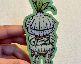 Onion Knight Sticker, Dark Souls, Cute Stickers, Vinyl Stickers, Sticker, Waterproof, Water Bottle Sticker, Laptop Decal, Bumper Sticker