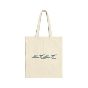 クジラコットンキャンバストートバッグ クジラトートバッグ ザトウクジラバッグ ザトウクジラトート シロナガスクジラトート シロナガスクジラバッグ