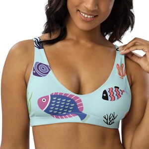 Ocean View Recycled Padded Bikini Top